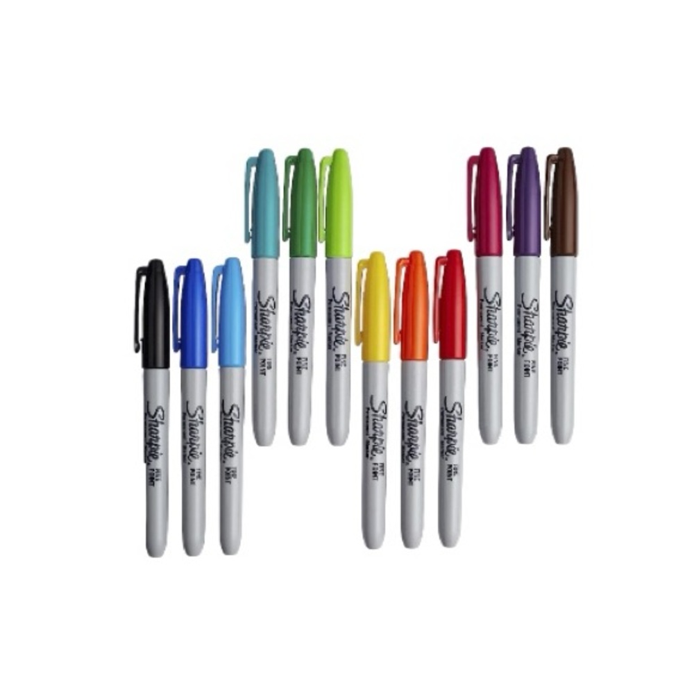 Sharpie Assorted Color Permanent Markers - Pack of 12 - Picture 3 of 8